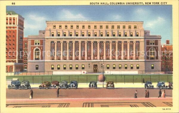 New York City South Hall Columbia University