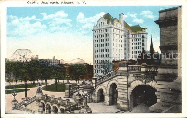 Albany New York Capitol Approach