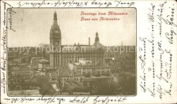 Milwaukee Wisconsin City Hall Stadthalle