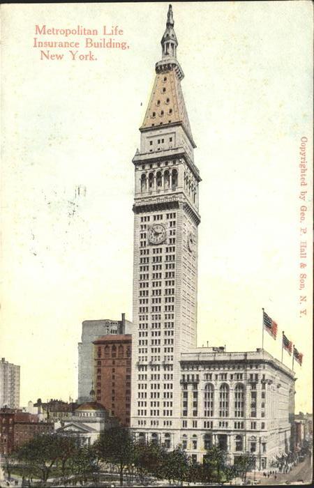 New York City Metropolitan Life Insurance Building Sk