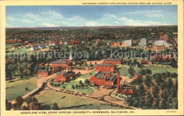 Baltimore Maryland Johns Hopkins University Homewood aeria