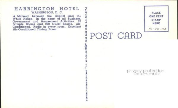 Washington DC Harrington Hotel – Bild 2