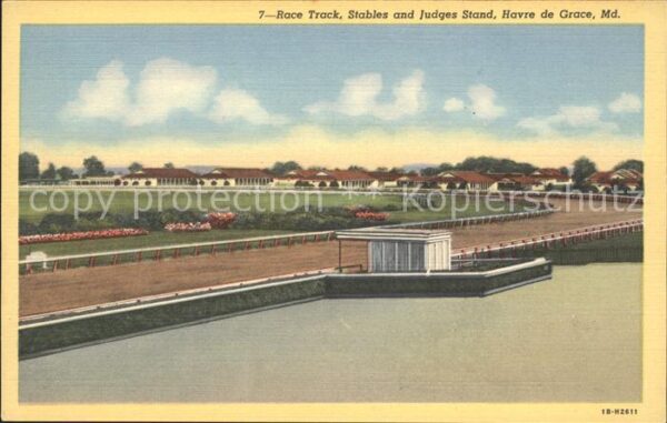 Havre De Grace Race Track Stables and Judges Stand