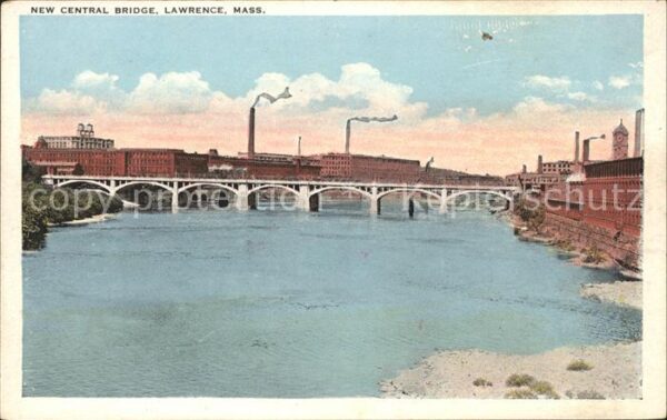 Lawrence Massachusetts New Central Bridge