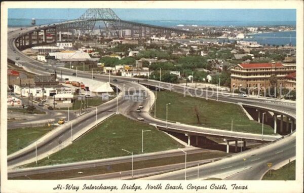 Corpus Christi Highway Interchange Bridge North Beach