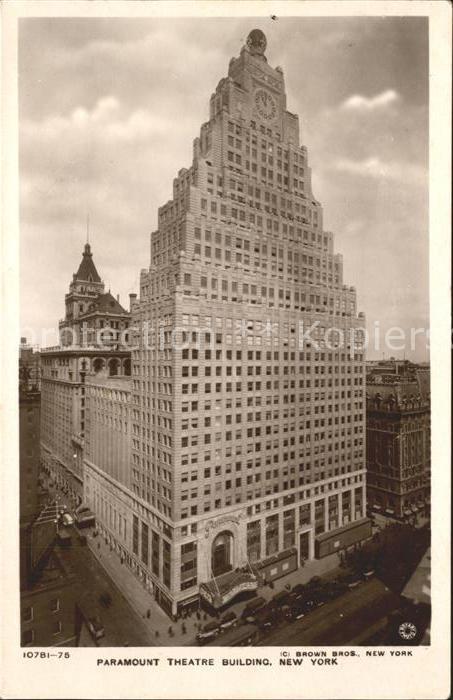 New York City Paramount Theatre Building