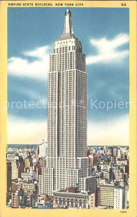 New York City Empire State Building Skyscraper