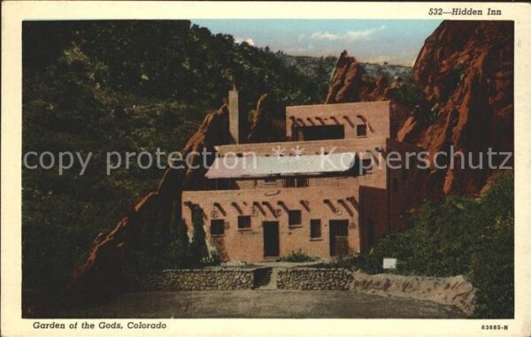 Colorado Springs Hidden Inn Indian Pueblo Garden of the