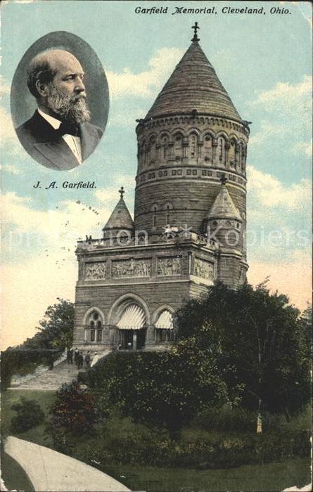 Cleveland Ohio Garfield Memorial Portrait