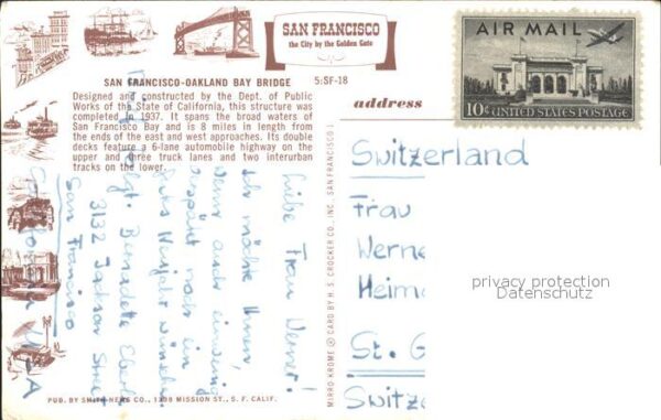 San Francisco California Oakland Bay Bridge – Bild 2