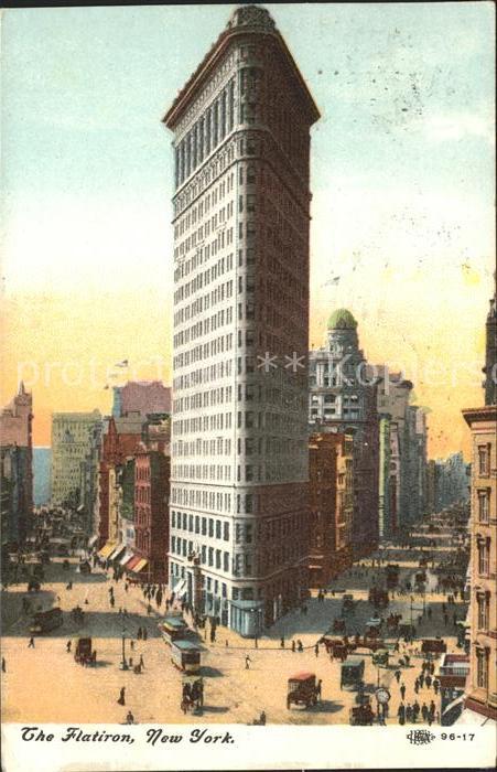 New York City Flatiron Building Skyscraper