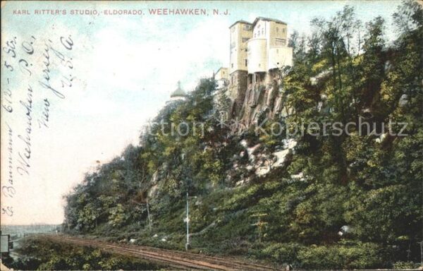 Weehawken New Jersey Karl Ritter's Studio Eldorado Railway