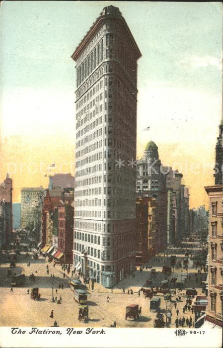 New York City Flatiron Building Skyscraper