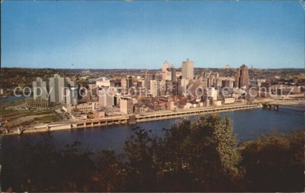 Pittsburgh View from Mount Washington Downtown Mon
