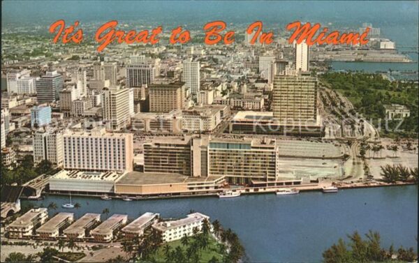 Miami Beach Looking north across Miami River Biscay