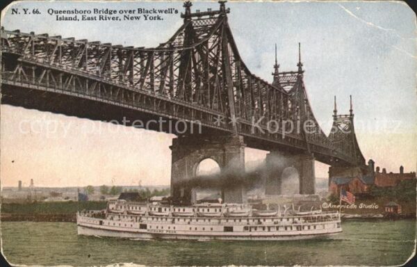 New York City Queensboro Bridge Blackwell's Island Ea