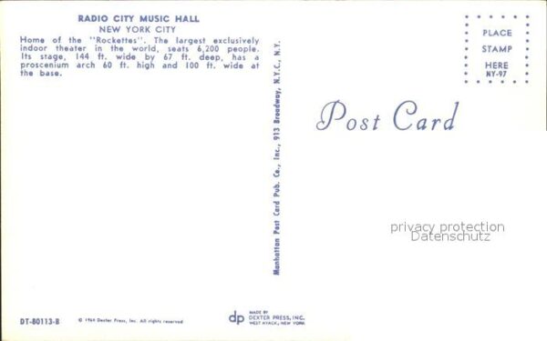 New York City Radio City Music Hall – Bild 2