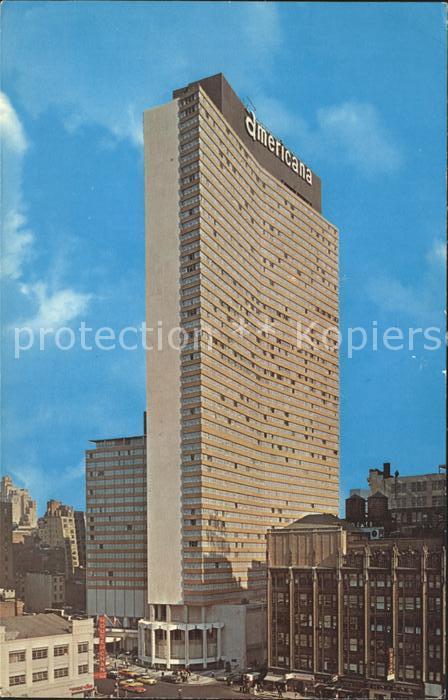 New York City Hotel Americana Skyscraper