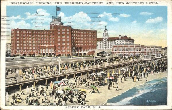 Asbury Park Boardwalk Berkeley Carteret New Montere