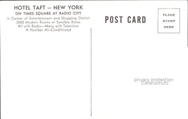 New York City Hotel Taft Times Square Radio City – Bild 2
