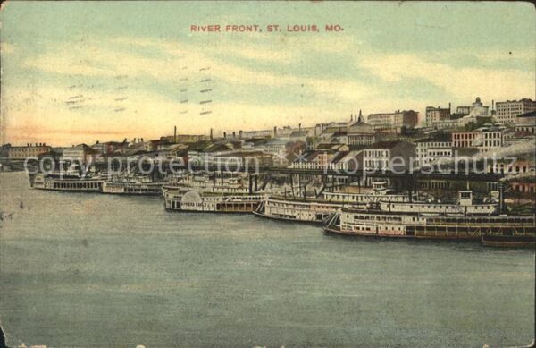 Saint Louis Missouri River Front Steamer