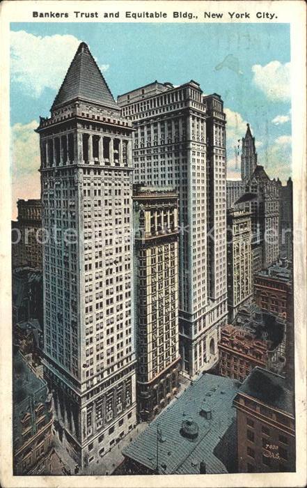 New York City Bankers Trust and Equitable Building Sk