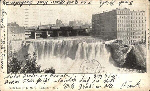 Rochester New York Upper Genesee Falls