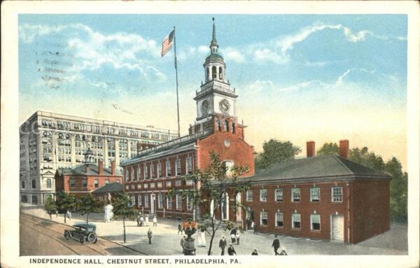 Philadelphia Pennsylvania Independence Hall Chestnut Street