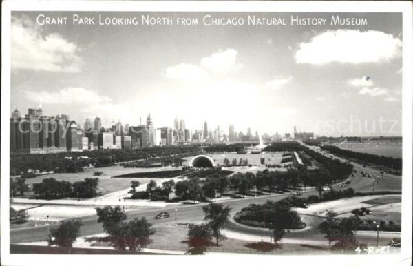 Chicago Illinois Grant Park view from Natural History Mu