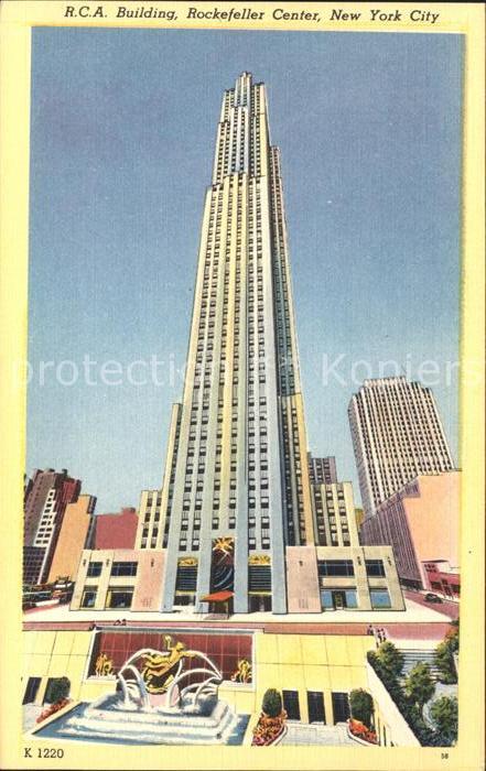 New York City RCA Building Rockefeller Center Skyscra