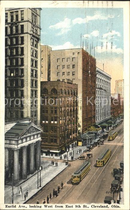 Cleveland Ohio Euclid Avenue Tram