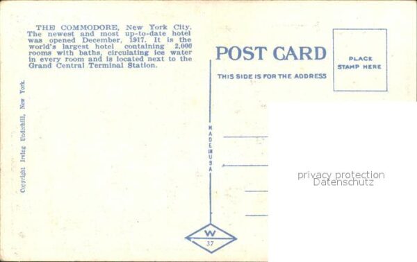 New York City Hotel Commodore – Bild 2
