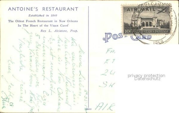 New Orleans Louisiana Antoine's Restaurant – Bild 2