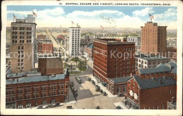 Youngstown Ohio Central Square and Viaduct