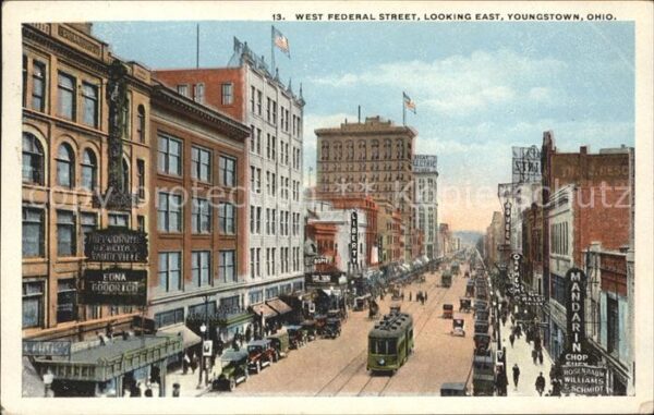 Youngstown Ohio West Federal Street Tram