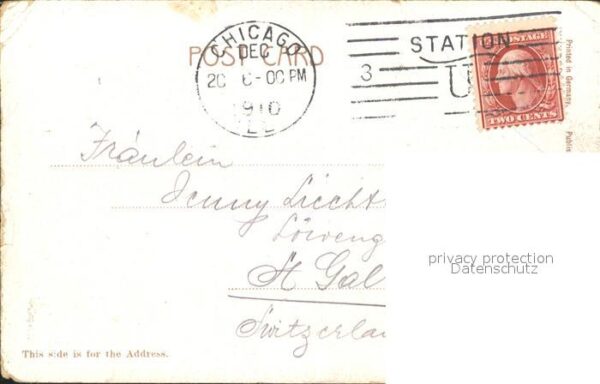 Chicago Illinois La Salle Street Depot Government Buildi – Bild 2