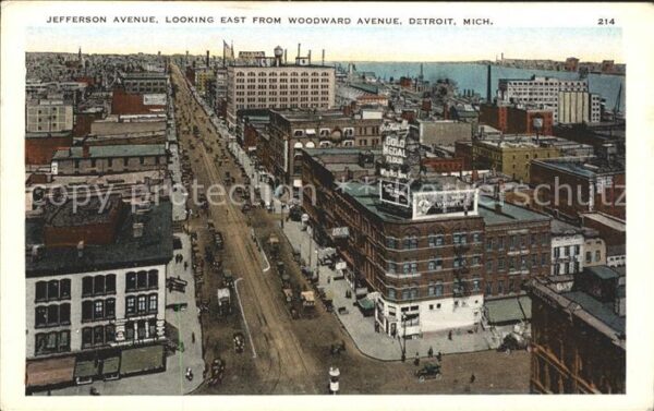 Detroit Michigan Jefferson Avenue