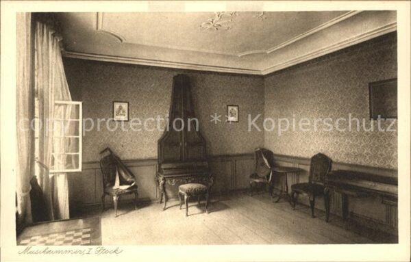 Goethe Johann Wolfgang von Musikzimmer 1. Stock Goethehaus Frankfu