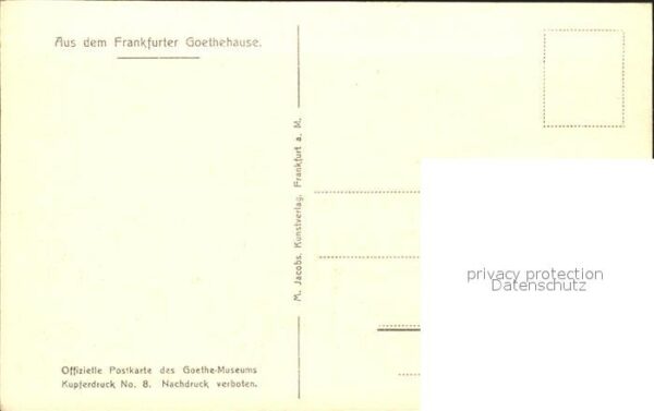 Goethe Johann Wolfgang von Grosses Staatszimmer I. Stock Goethehau – Bild 2