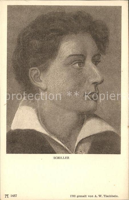 Schiller Friedrich historisches Portrait