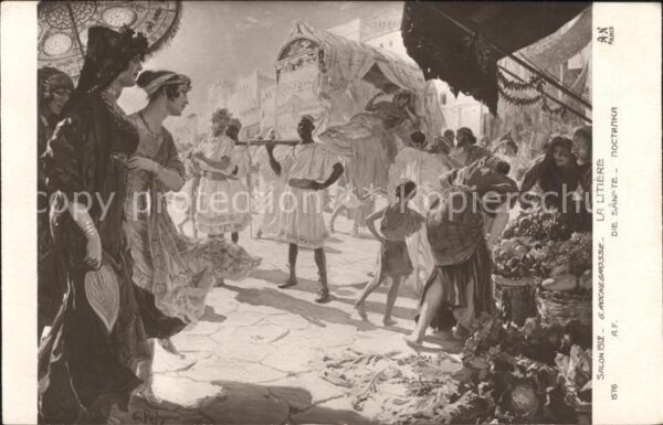 Foto AN Paris (Noyer) Nr. 1576 Salon 1912 La Litiere G. Roche Gro