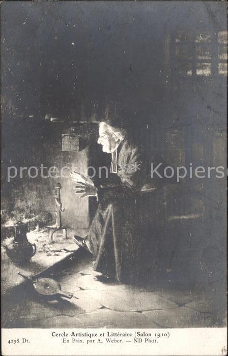 Verlag Salon de 1910 Nr. 4298 A. Weber En Paix