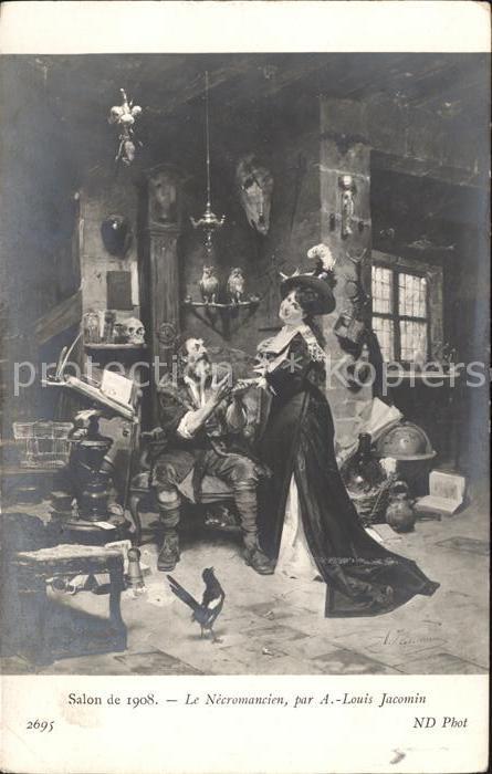 Verlag Salon de 1908 Nr. 2695 Le Necromancien A.-Louis