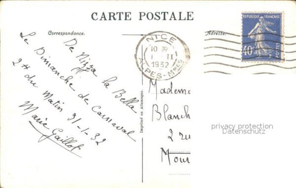 Trachten Cote d_Azur Bouquetiere Blumen – Bild 2