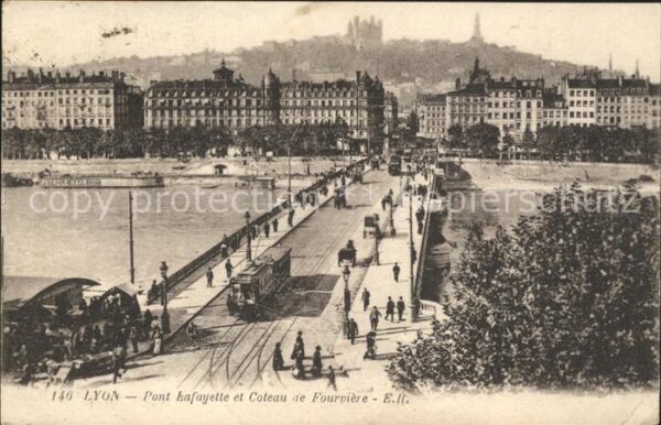 Strassenbahn Pont Lafayette et Coteau de Fourviere