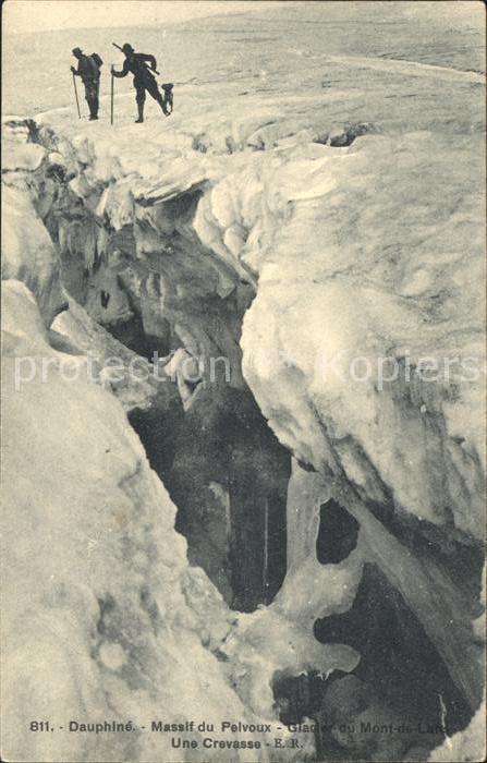 Gletscher Glacier du Mont-de-Lans Dauphine Massif
