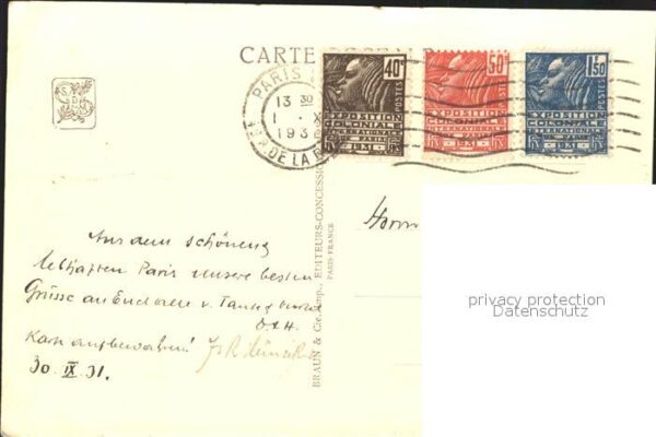 Exposition Coloniale Paris 1931 Cite Internationale des Informations – Bild 2