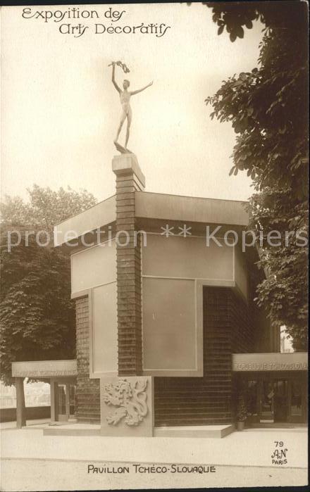 Exposition Arts Decoratifs Paris 1925 Pavillon Tcheco-Slovaque Verlag AN-Pari