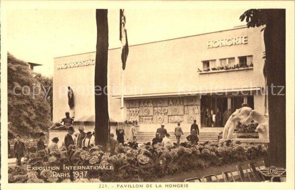 Exposition Internationale Paris 1937 Pavillon de la Hongrie