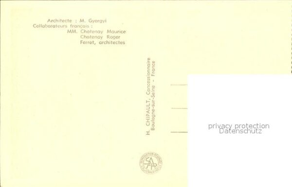 Exposition Internationale Paris 1937 Pavillon de la Hongrie – Bild 2